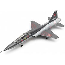 MONTAJLI + BOYALI F-5B MAKET UCAK Gri-Siyah