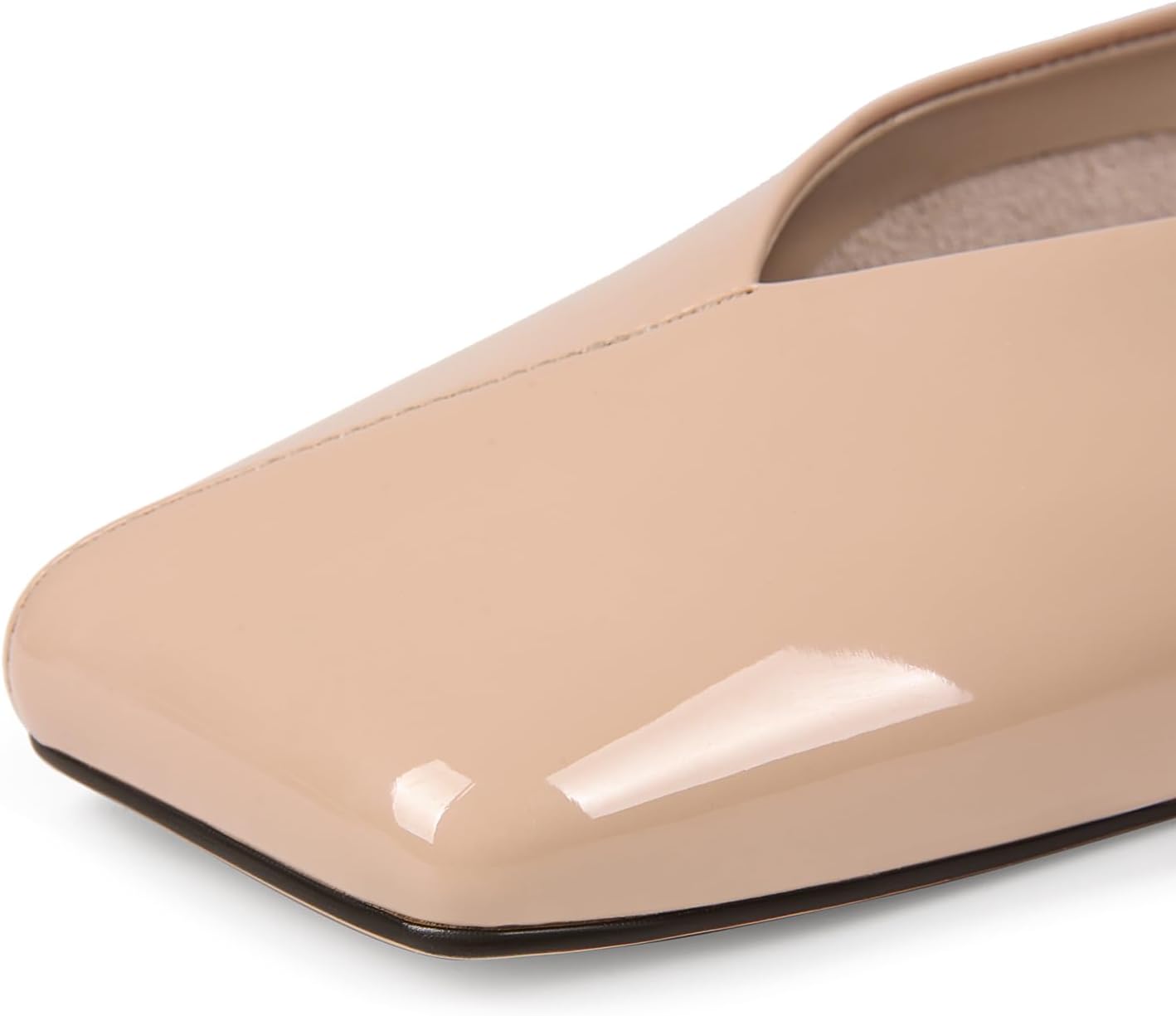 Womens Ballet Flats Square Toe Ballet Flats Shoes for Women Dress Shoes Loafers Comfortable Dressy - Image 4