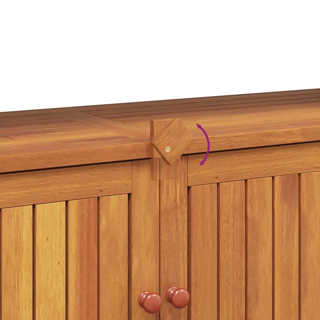vidaXL Tavolo Consolle da Giardino 110x35x75 cm Legno Massello Acacia