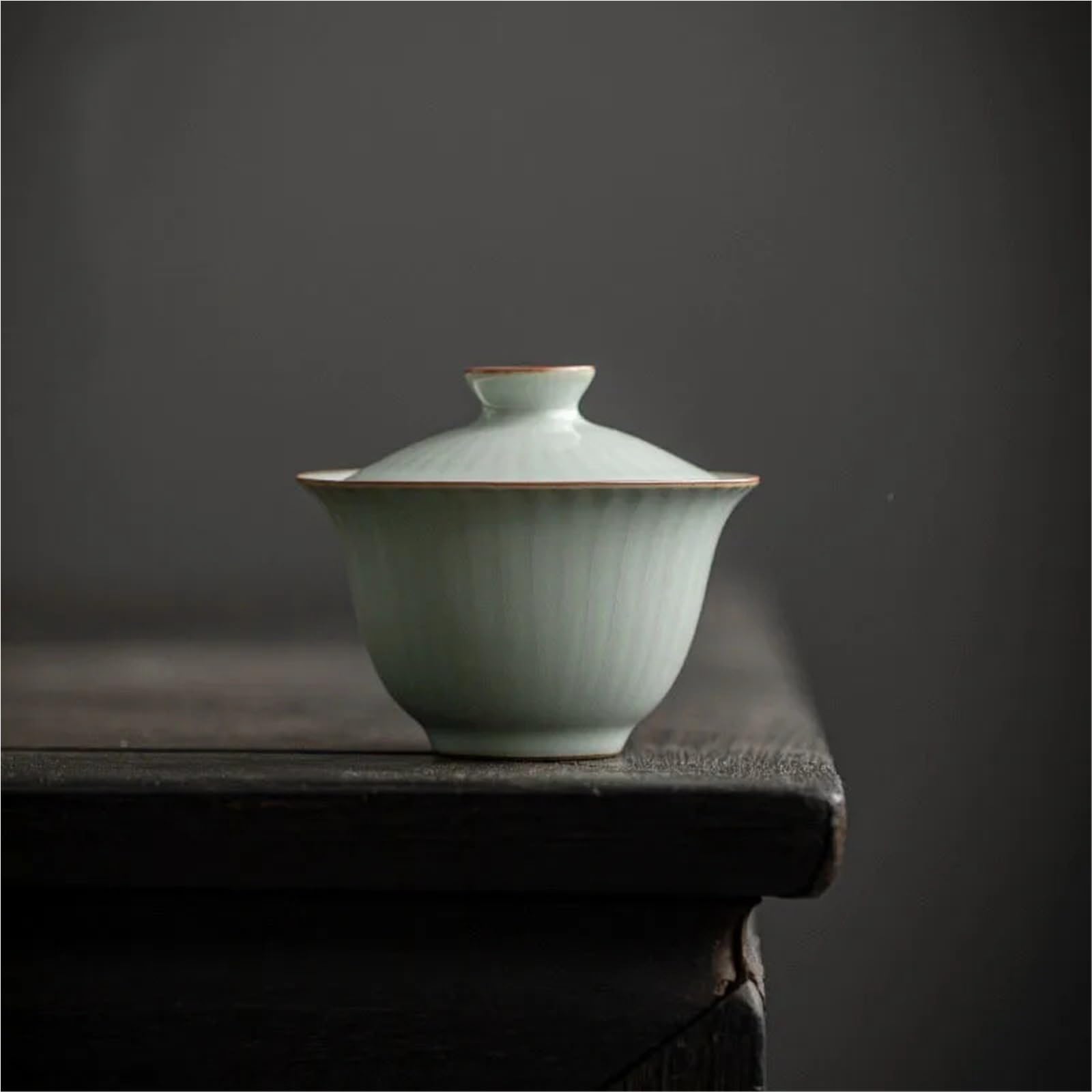100 ml Tianqing Ru piec ceramika Ercai herbata Gaiwan ręcznie robiony domowy zestaw do herbaty Puer Kung Fu Ceremonia herbaty naczynia do picia akcesoria