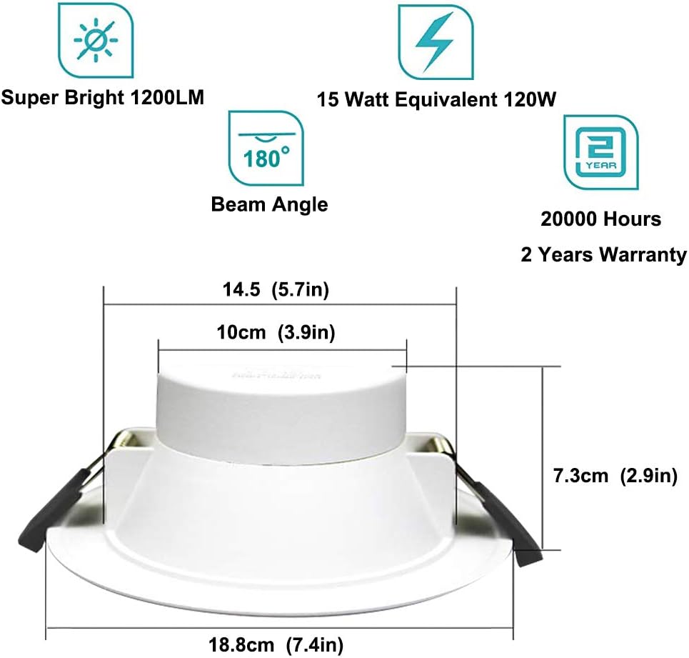 Get Discount 70% Price Smart Recessed Lighting 6 inch, 10 Pack 15W Music Sync led can Lights, Voice Control by Alexa and Google Assistant, Dimmable 2700K - 6500K RGBCW 16 Million Color Changing Smart Downlight (2 Packs) Best Cyber Monday 🔥 Smart Recessed Lighting 6 inch, 10 Pack 15W Music Sync led can Lights, Voice Control by Alexa and Google Assistant, Dimmable 2700K - 6500K RGBCW 16 Million Color Changing Smart Downlight (2 Packs)