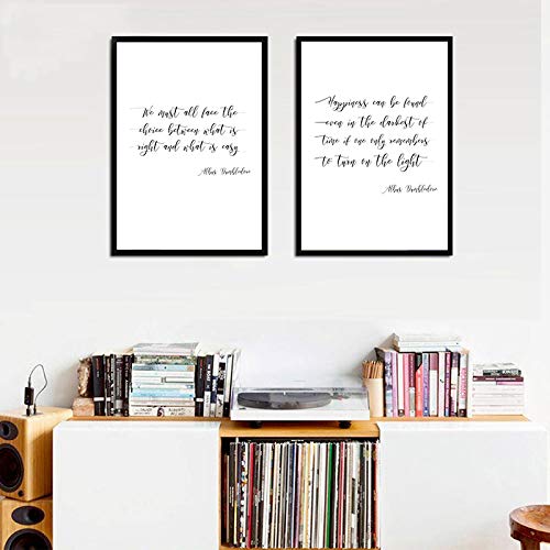 Affiches le bonheur peut être trouvé toile de décoration pour chambre bébé et séjour x2