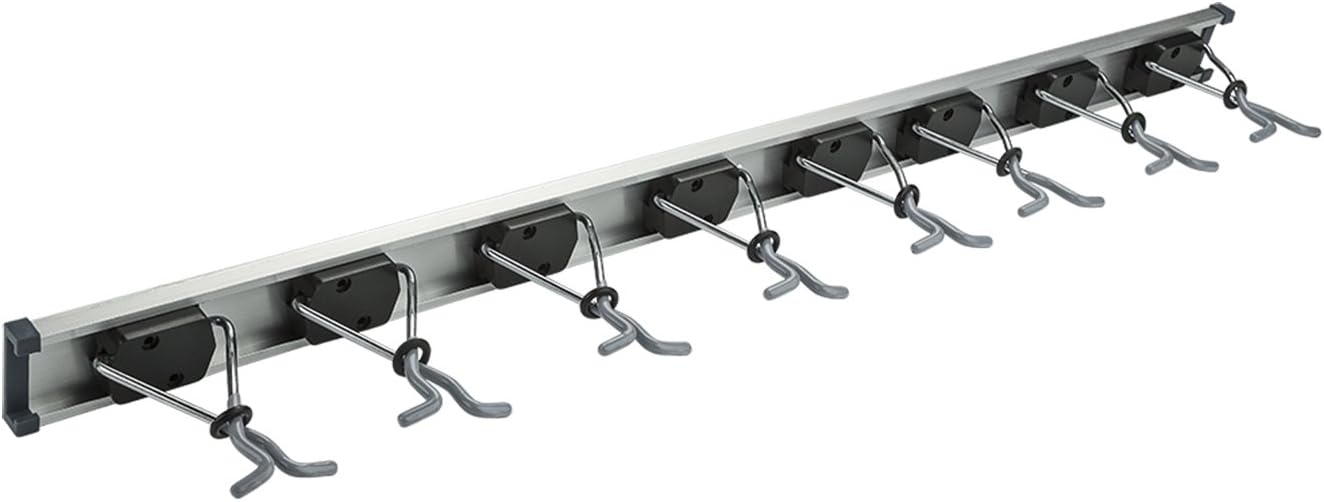 National Hardware N112-082 V2414 Sliding Grip Clamp Organizer in Gray finish