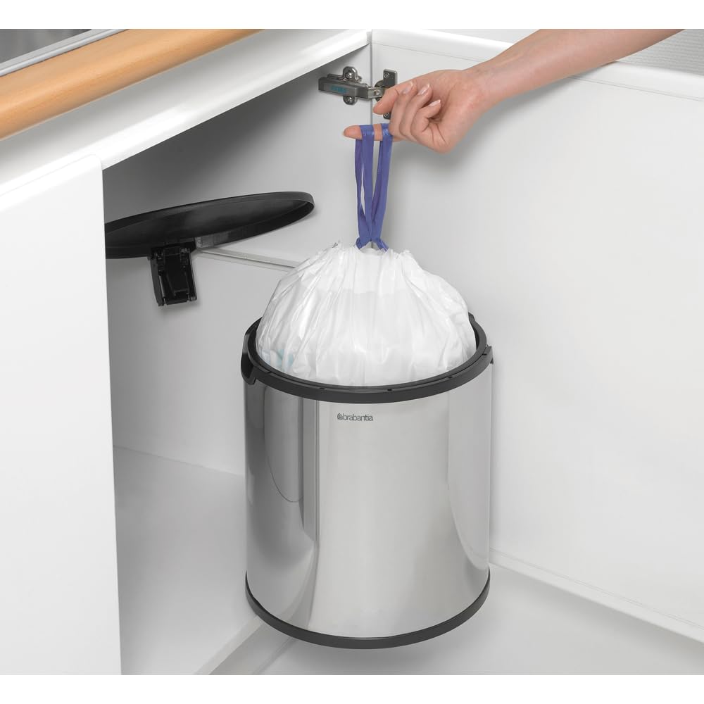 Brabantia 262203 Einbaueimer Built in bin 15 L brilliant steel