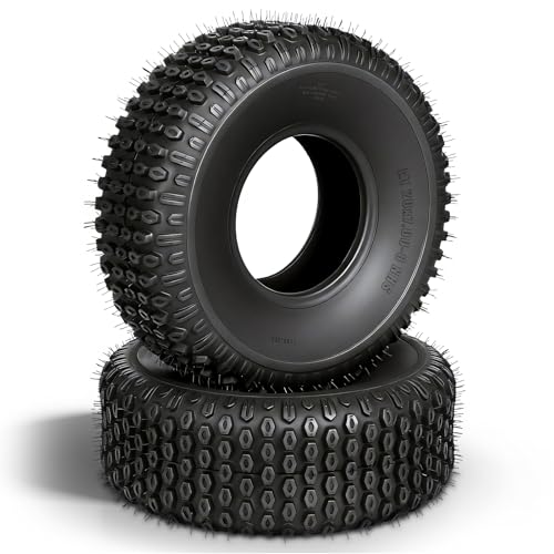 TRIBLE SIX Set of 2 20x7-8 ATV/UTV Tires 20x7x8 All-Terrain Mud & Trail Tires 4-Ply Rated Heavy Duty Tubeless Non-Directional Tread