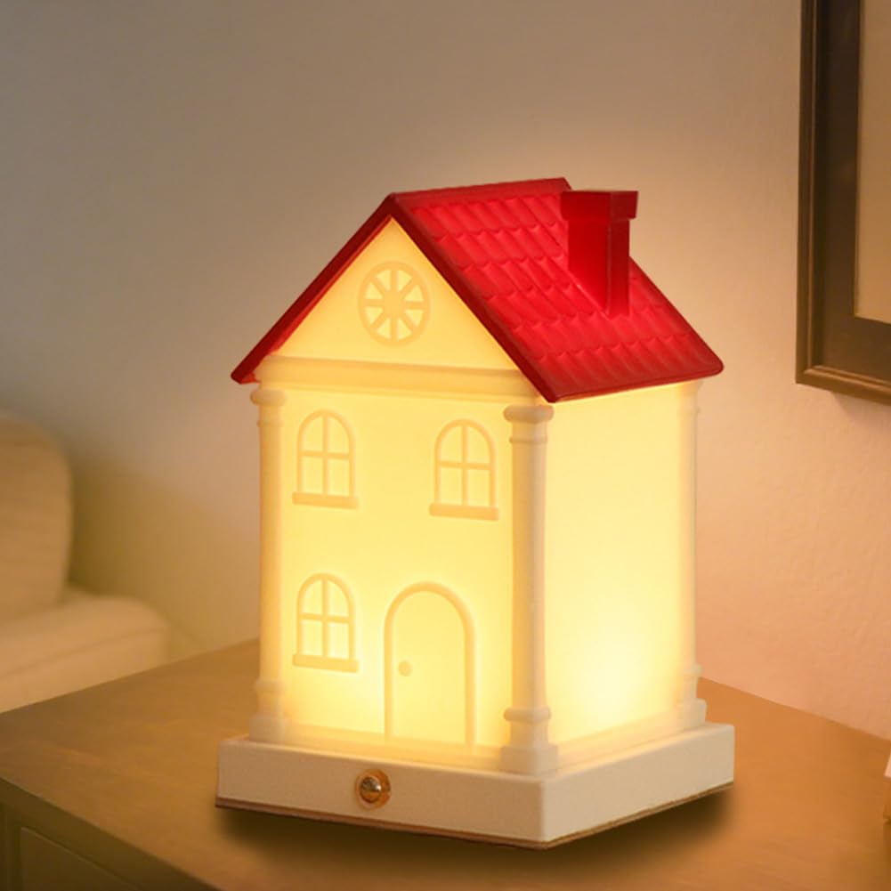 Lámpara de Mesa LED para el Hogar con Interruptor Táctil 3 Temperaturas de Color Luz para la Habitación Infantil Lámpara de Mesa Arte Creativo Luces Decorativas para el Salón Regulable, Luminaria