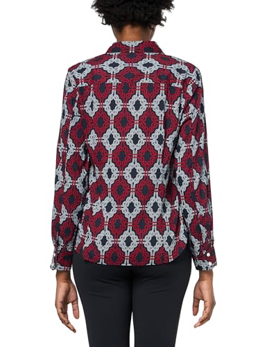 Image of Tommy Hilfiger Women's Plaid Lurex Button Up Shirt