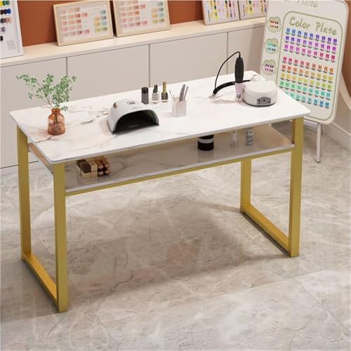 Table de manucure portable marbre 100 cm pour travailler sans encombrement - 2