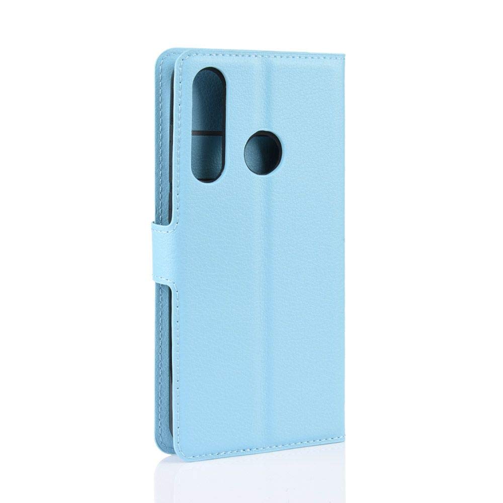 Hauw Custodia per Wiko View 3 PRO,Custodia in Pelle Flip di attrazione Magnetica per Wiko View 3 PRO,Blu