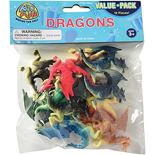 U. S. Toy UT4454X12 U.S. Toy Assorted Color And Design Mini Dragon Action Figures thumb #3