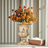 Shlinnuo Macetas retro de 9 pulgadas para interiores y exteriores, jardín