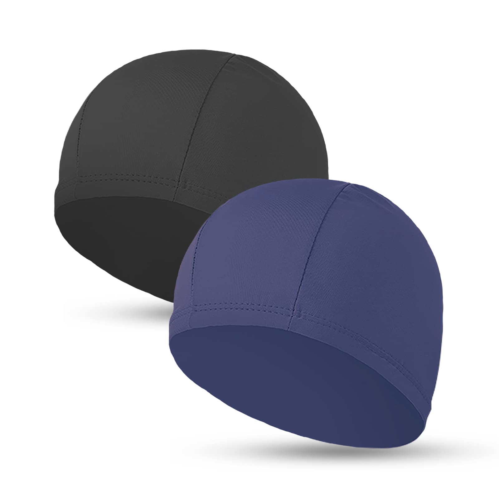 Bonnet De Bain Turquoise Vif – En Polyester Et élasthanne, Taille Universelle, Anti-dérapant – Pour Hommes Et Femmes, Cheveux Longs Ou Courts