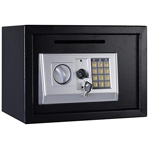 Home Digital Safe with Keys 16L Cover