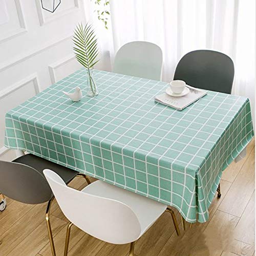 La Nappe de Style campagnard Peut être lavée, étanche à l'eau et à l'huile, Couverture de Table à Manger rectangulaire, Tapis de Table Basse de Restaurant A4 140x160cm