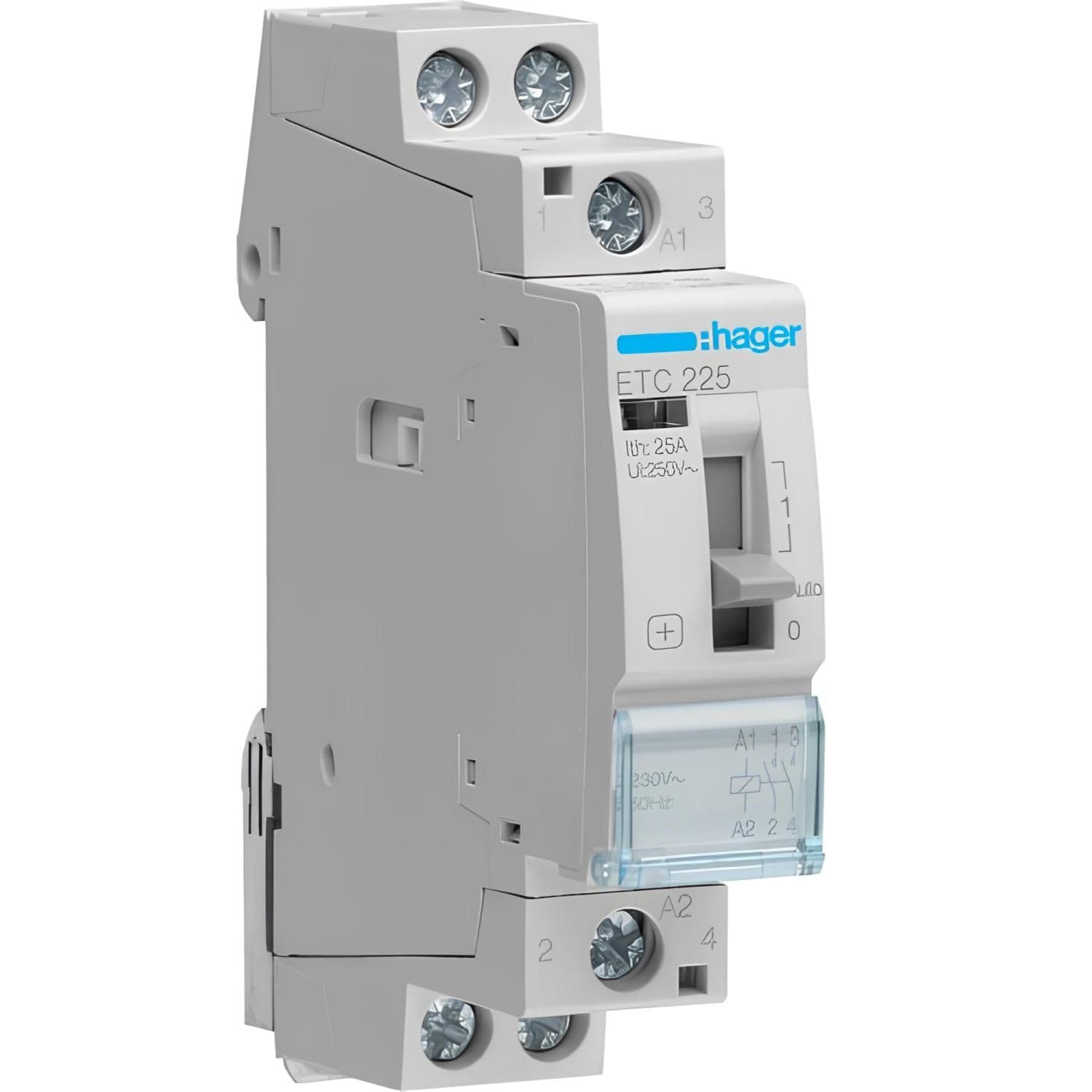 Hager ETC225; Contacteur jour/nuit 25 A 2NO 230V
