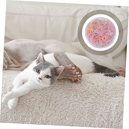 Balacoo 1 Caixa Elástica Para Cães Elásticos Para Cães Acessórios Para O Cabelo Cocar Para Animais D