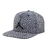 Nike Mens Air Jordan Reflective Elephant Print Snapback Hat Black 834892-010