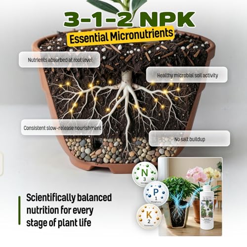 Abono líquido orgánico para plantas de interior 8 oz miniatura 2