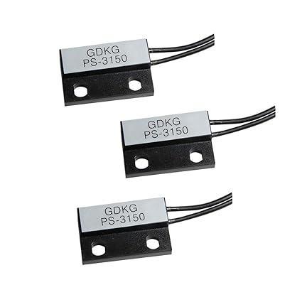 Ximimark PS-3150 Normally Open Magnetic Sensor Reed Switch Magnetic Proximity Switch Door Contact Safety Security Alarm 3Pcs