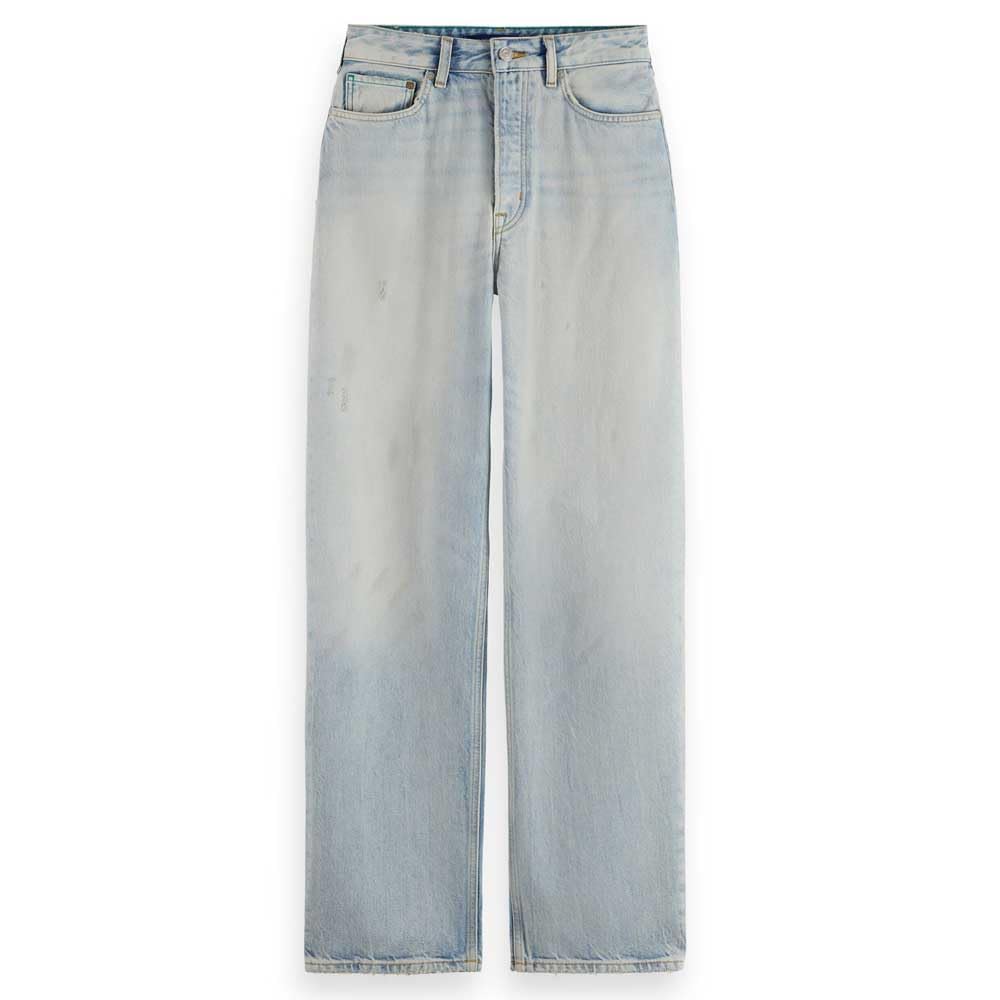 Scotch & Soda Women's Ripple Straight Jeans, Ocean City, 27W x 30L