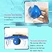 Glow in The Dark Sticky Wall Balls ,Ceiling Sticky Wall Balls, Stress Relief Balls,Gobbles Sticky Balls, Sticky Target Ball Decompression Toy for Adults Kids,15pcs,4.5cm