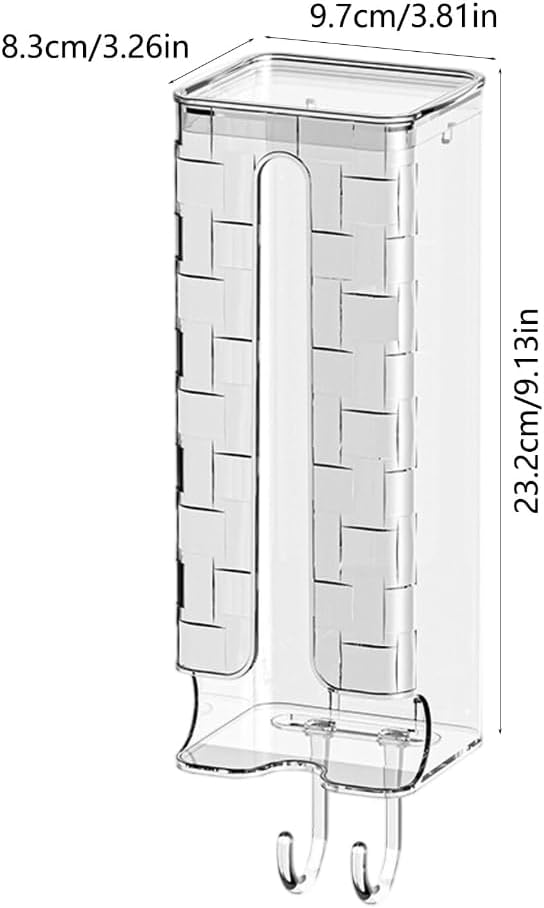 Invisible Mounting System Closet Organizers Clear Underwear Hosiery Container Space Efficient Design