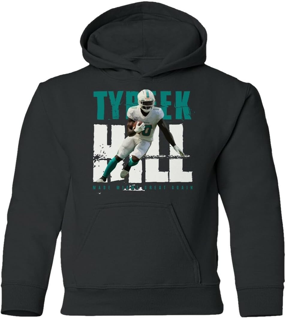 Tyreek Made Miami Great Again Football Fans Youth Hooded Sweatshirt