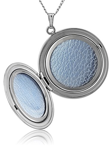 Amazon Essentials Sterling Silver Round Embossed Antique Finish Locket Necklace, 20" (previously Amazon Collection)2