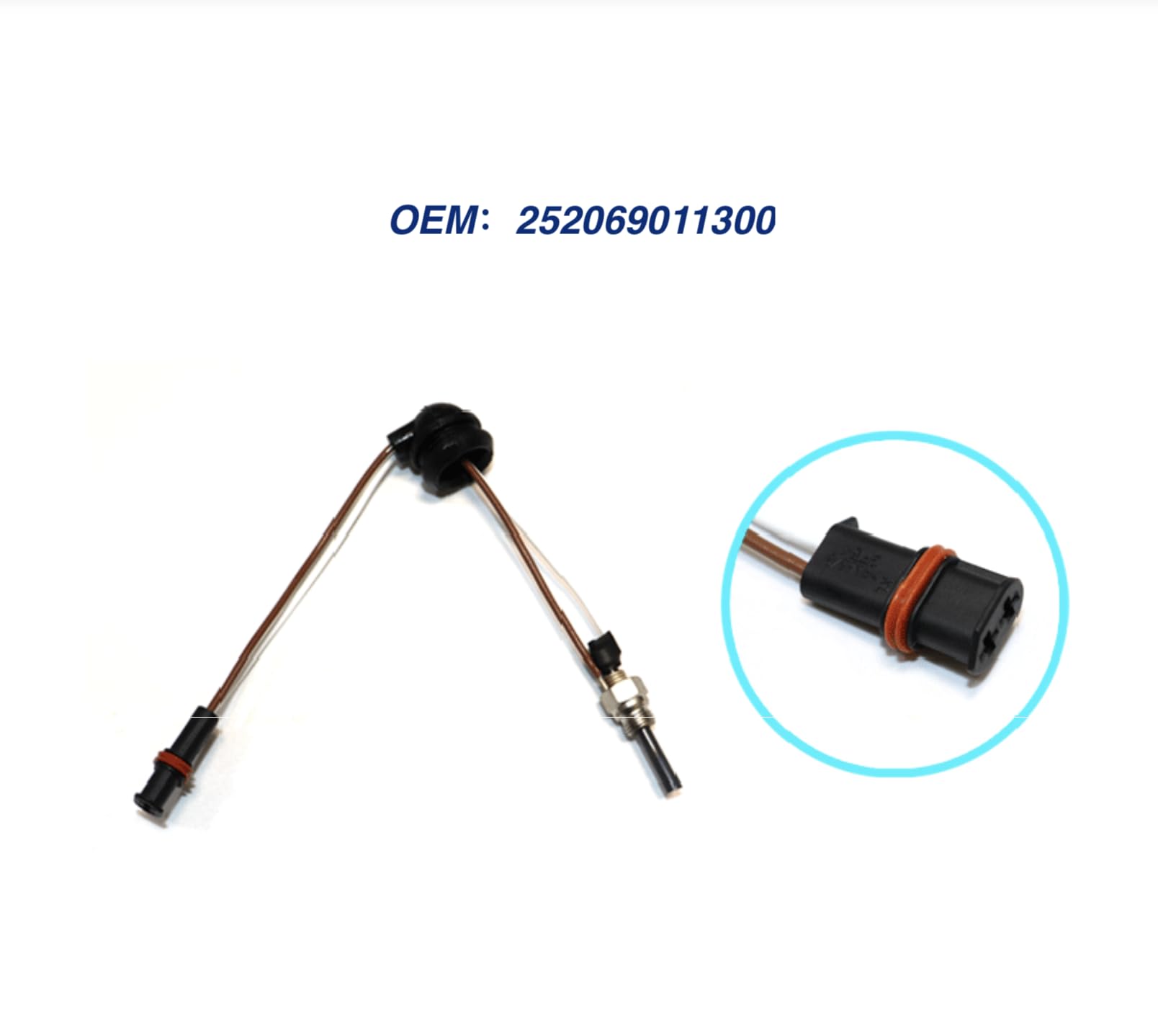 Kit de réparation de bougie de préchauffage, kit d'entretien pour chauffage de stationnement D2 pour Eberspacher Airtronic Espar Heater D2, 2 kW Air 12V, remplace 252069011300 252069100102