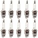QAZAKY 10pcs Candela Z4C per 49cc 50cc 66cc 70cc 80cc 2 Tempi Motore motorizzato Biciclette ciclomotore Scooter Yamaha JOG50 90 ZX50 DIO50 Suzuki AG100 QJ50 DX100 AX100 CJ750