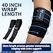 SLANA Elbow Wraps for Weightlifting – 40” Long Adjustable Compression Elbow Sleeves Weightlifting Men with Hook-and-Loop Closure – Support for Heavy Pressing, Strength Training & Lifting Stability