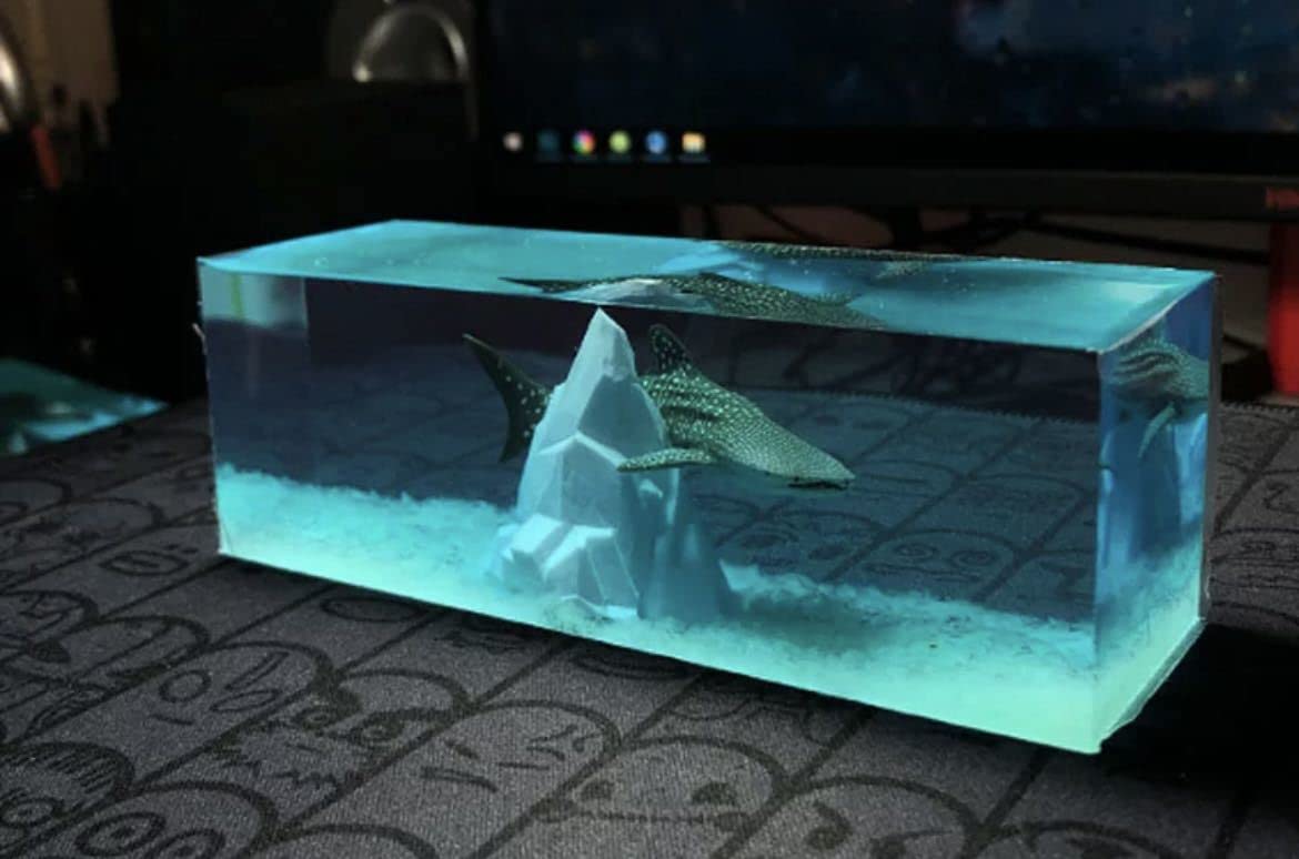 Amazon.co.jp: 手作り ジンベイザメ サメ 鮫 シャーク フィギュア