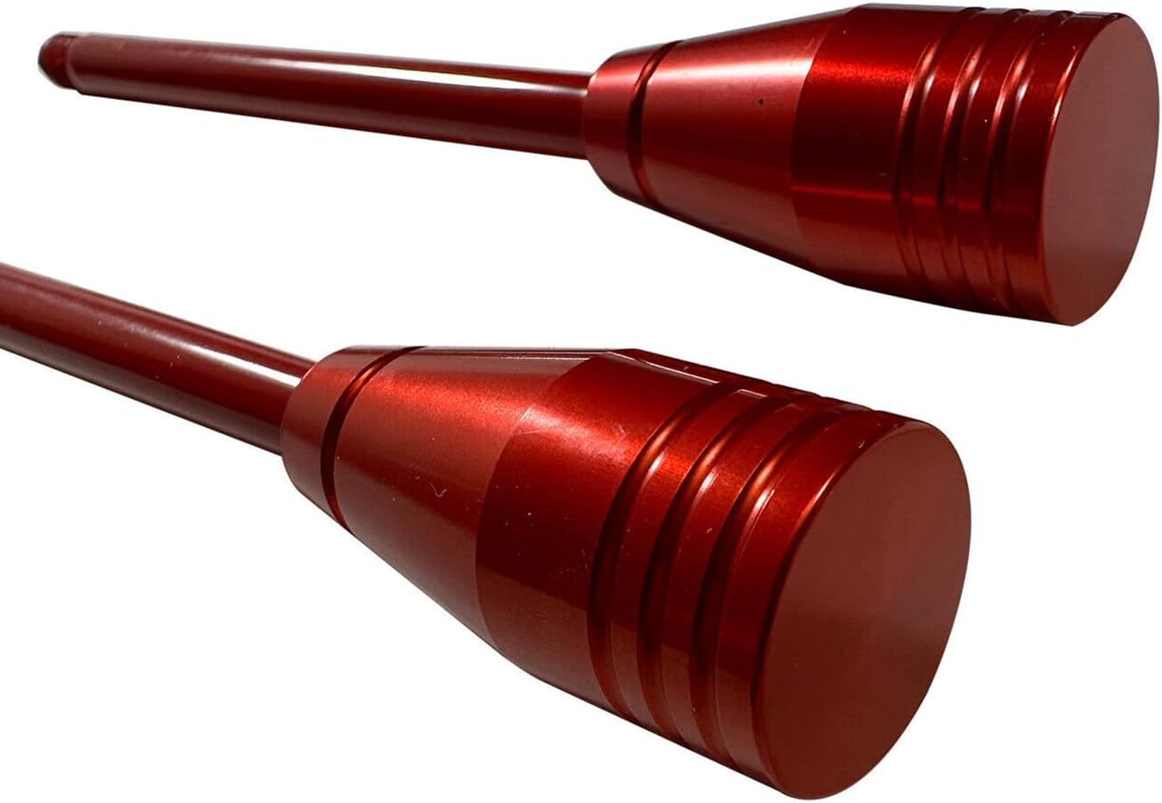 Red Billet Aluminum GM Column Shifter, Turn Signal, Lever Hazard Tilt Kit Compatible with 1967-1994 Chevy GMC Pontiac Olds Buick