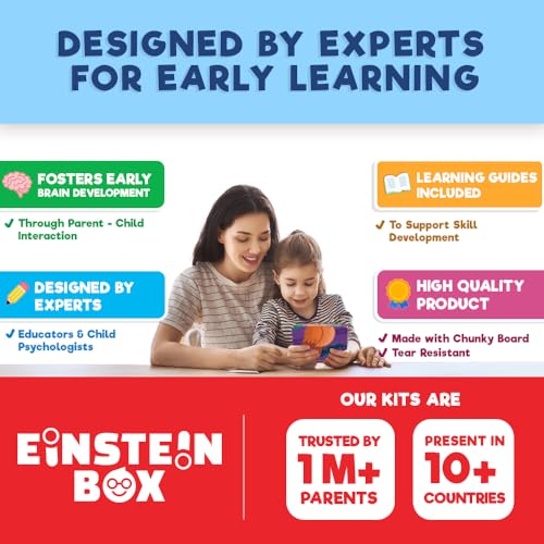 Image of EINSTEIN BOX Heads & Tails Board Game for Kids 2-5 Years Old | Learning & Education Toys|