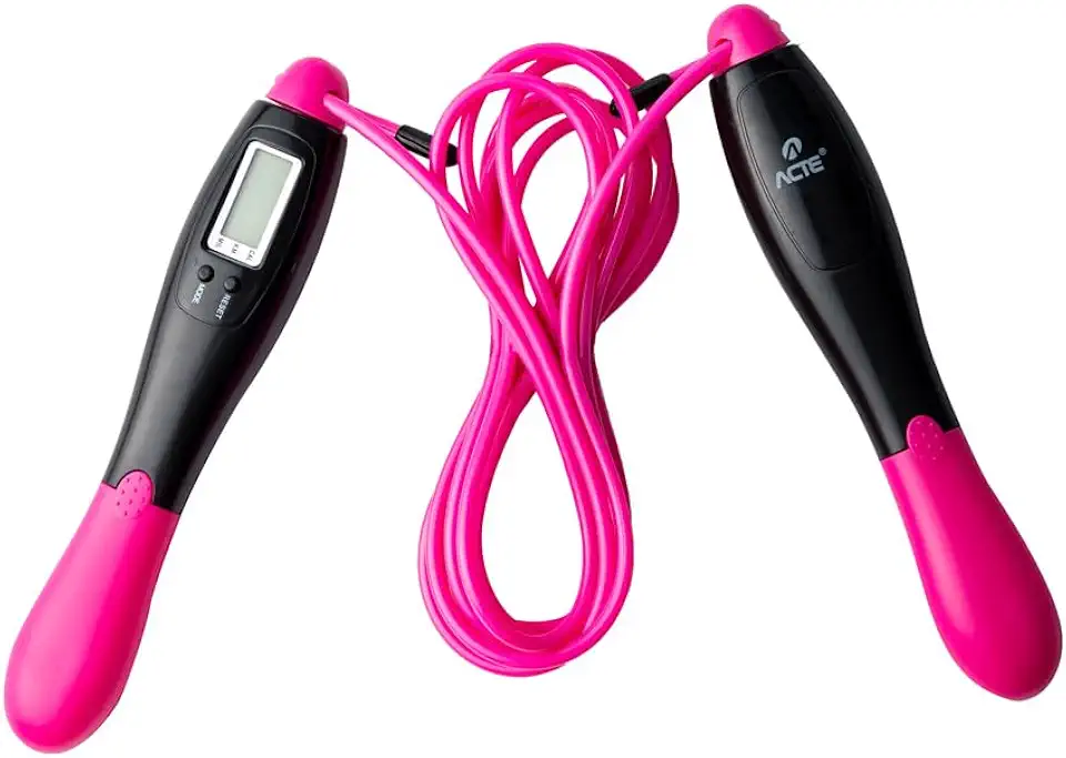 Acte, Corda de Pular com Contador Digital - Rosa
