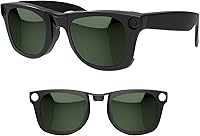 Vista 12 de Gafas Inteligentes para Hombres Bluetooth Gafas Inteligentes con Lentes Polarizadas UV400