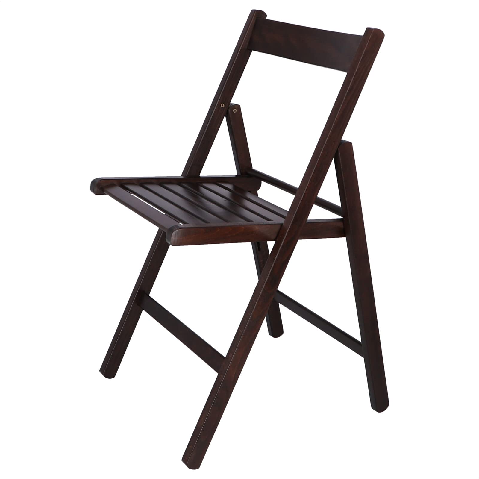 Mueblear 19021 Krzesło składane niskie drewno Wenge 43 x 46 x 79 cm