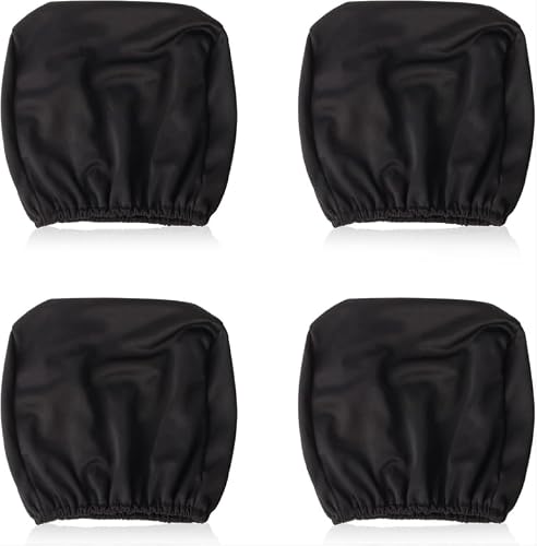 SHUHUAKUAJING 4 Pcs Car Seat Headrest Covers for Kia Niro SUV 2023-2026, Breathable Auto Headrest Protectors Dustproof Elastic Comfortable Interior Decoration Neck Support