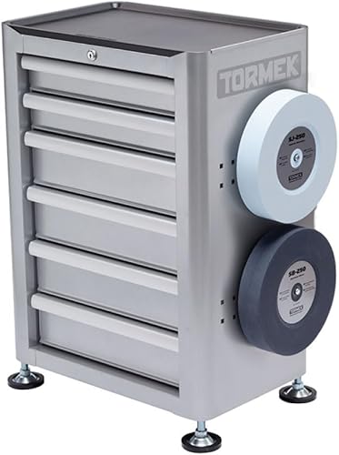 Miniatura 6 de Tormek Estación de afilado TS-740 gabinete de afilado con cajones hechos a medida para adaptarse a los kits de accesorios y plantillas Tormek