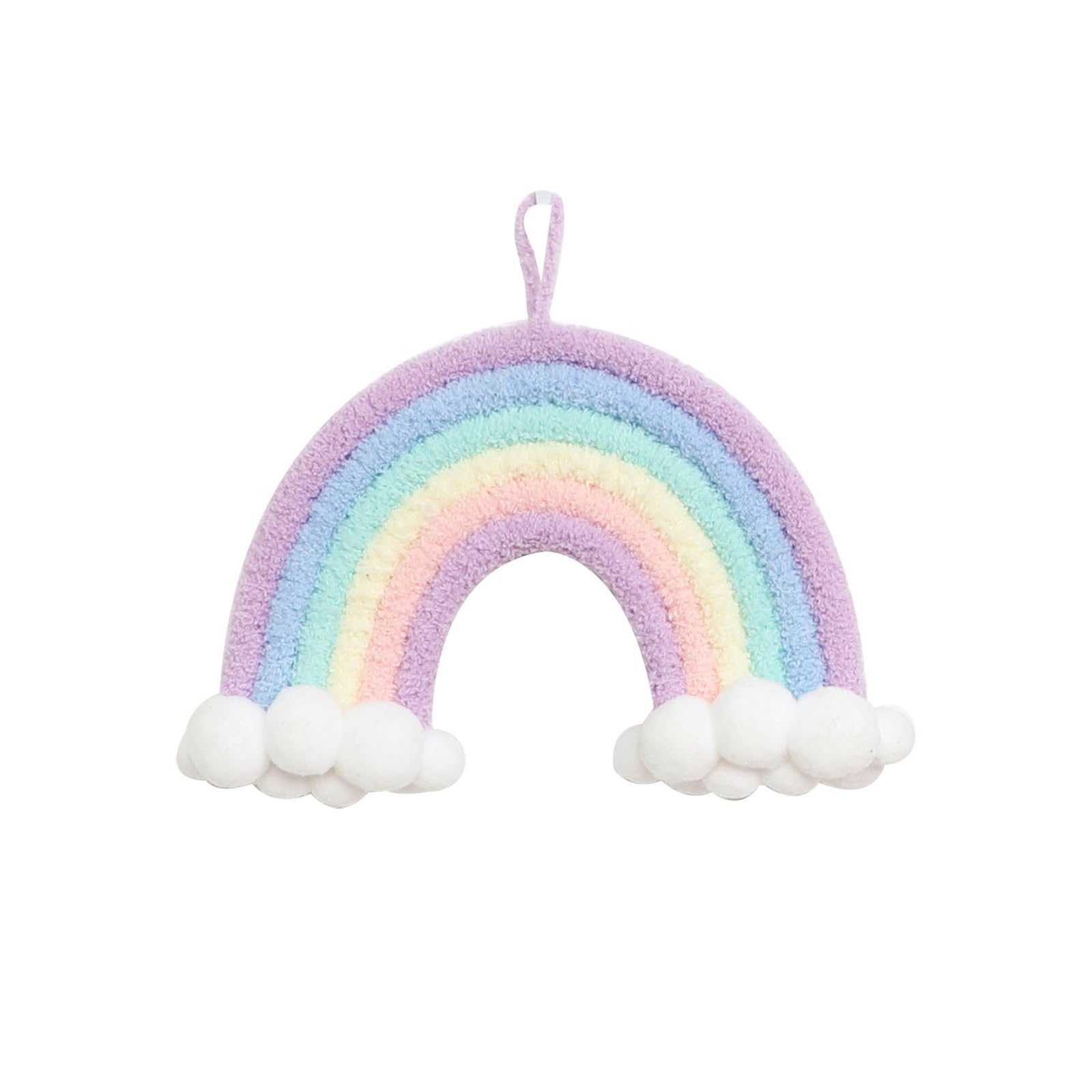 Handwovens Rainbows Butterfly Flowers Wall Decoration Nursery Bohemians Home Decoration for Children Playroom Bohemians Wall