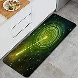 Material: hecho de material de microfibra de alta calidad, que presenta una felpa rica, suave y altamente absorbente. Le ayuda a mantener un baño de cocina limpio y fresco y protege el piso de los daños causados por el agua. fácil de limpiar y aspirar.