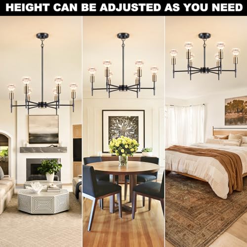 Cofiveevo Black Kitchen Island Pendant Light, Modern Black Restaurant Lighting Ceiling Pendant Light, Suitable for Kitchen Island Restaurant Lighting fixtures, with Light Bulbs by Cofiveevo - Used condition - Image 9