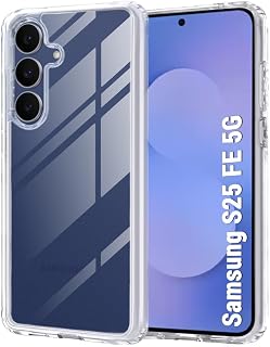 TheGiftKart Ultra-Hybrid Crystal Clear Back Case Cover for Samsung Galaxy S25 FE 5G | Shockproof Design | Hard Back Cover ... Price In India