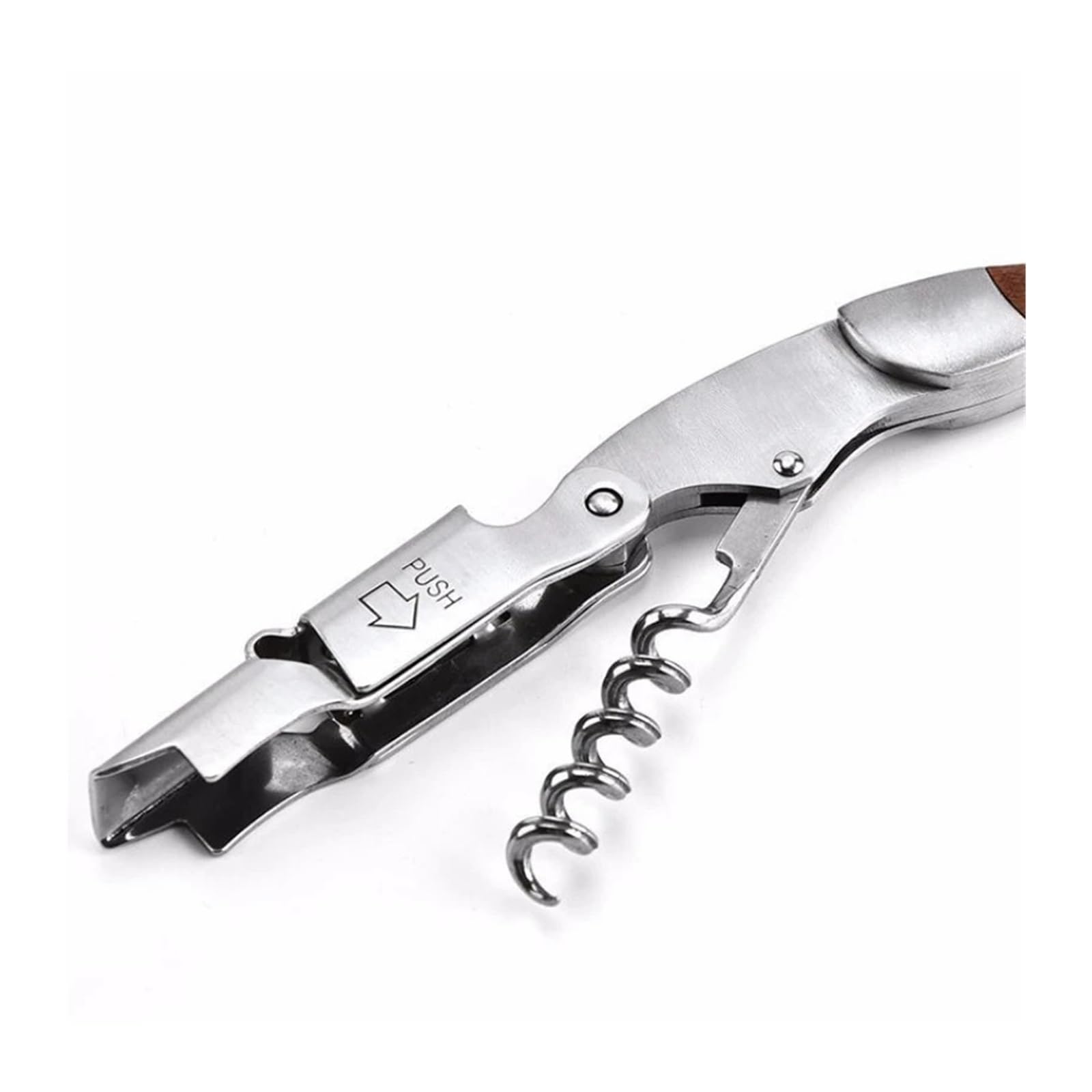 Abridor de vino multifunción acero inoxidable, sacacorchos portátil con tornillo, botella, herramientas cocina y Bar, accesorios(1)