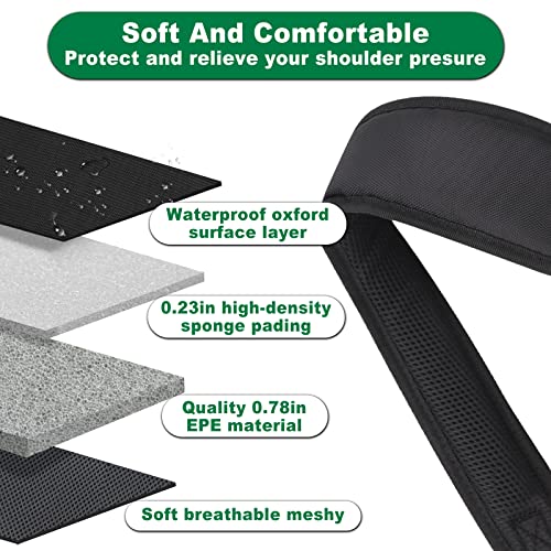 Image of BIG TEETH Golf Bag Straps Swivel Backpack Straps Golf Bag Double Strap, Backpack Straps Replacement Adjustable Bag Strap