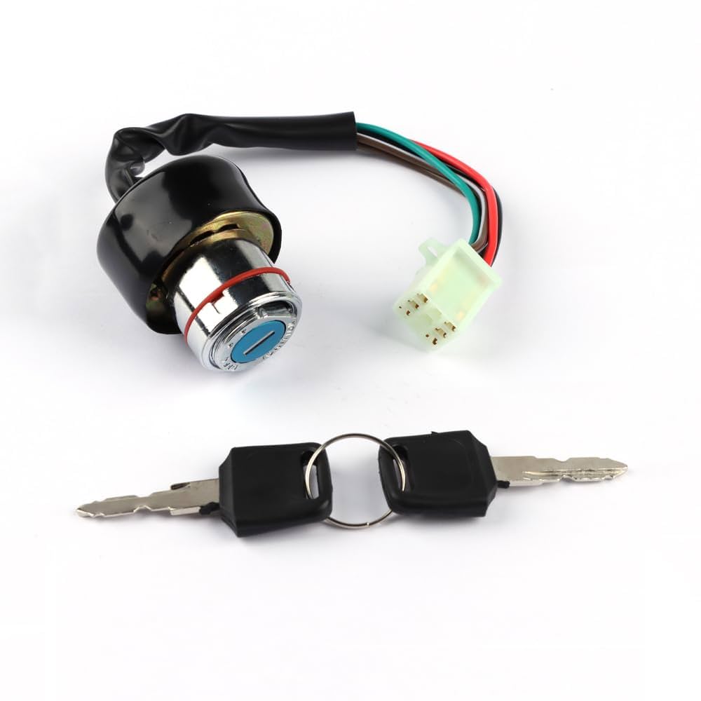 Amazon.com: 6 Wire Ignition Key Switch Set Replacement for