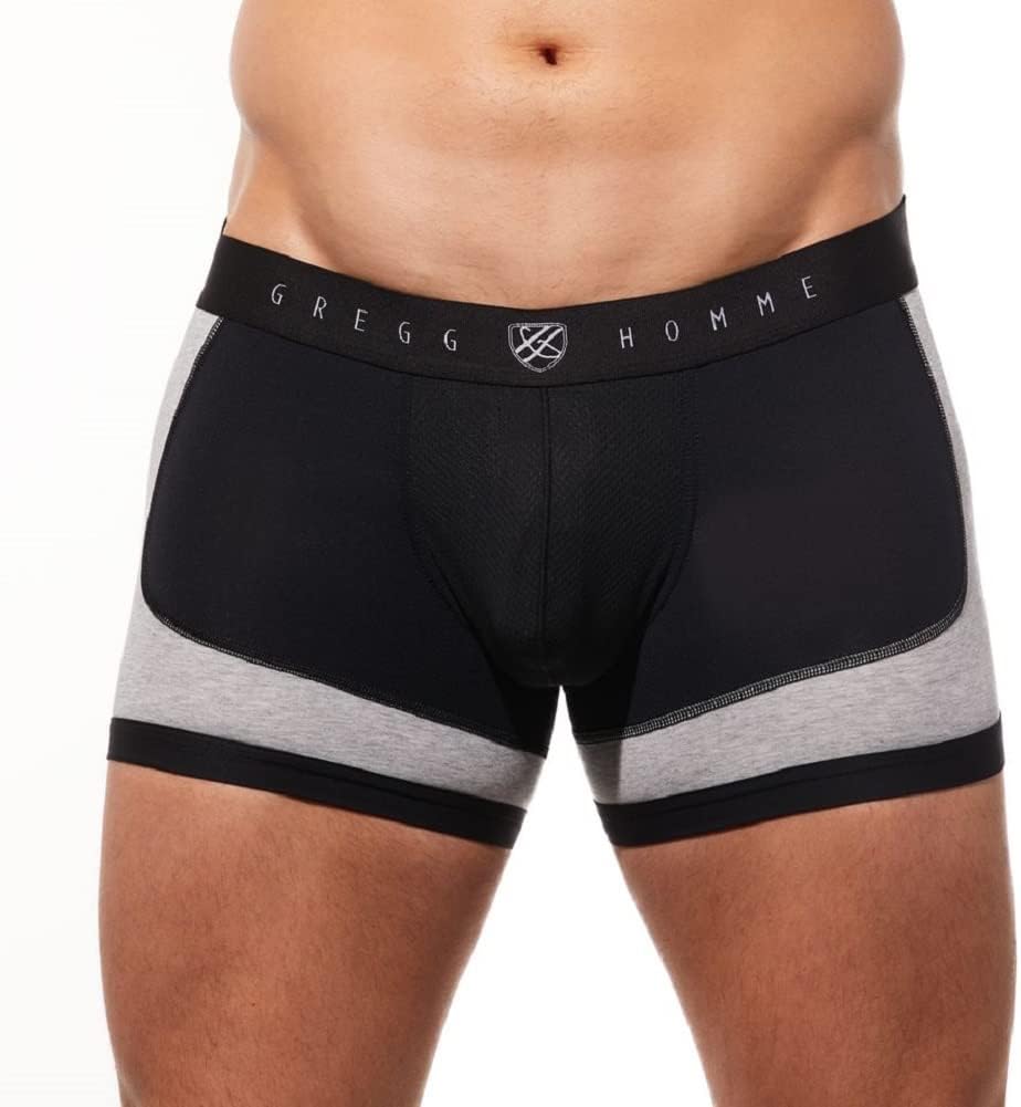 Gregg Homme Men's Room-Max Gym Enhancing Trunk, 190555, Black, L