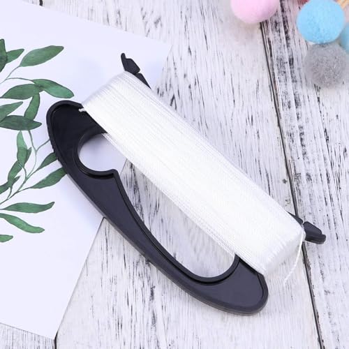 Diffaxy 100M Drachenschnur Spule, Kite Line Winder Drachenleine mit schwarzem Wickelbrett Schnurdrachen Rope, Drachenersatzteile Drachenschnur Spule Drachenzubehör für den Außenbereich