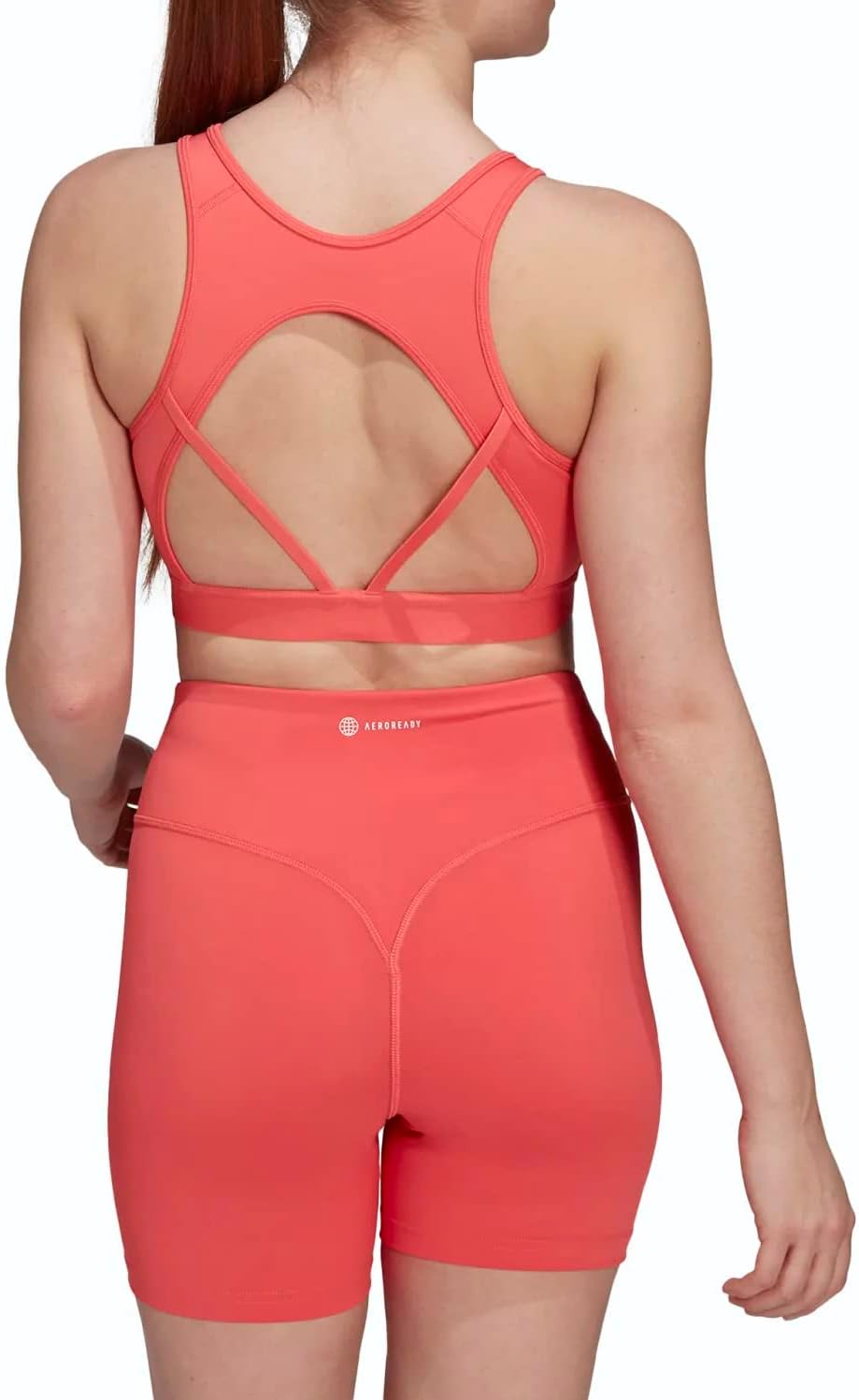 adidas Women's HYPERGLAM AEROREADY Training Light-Support Workout Bra