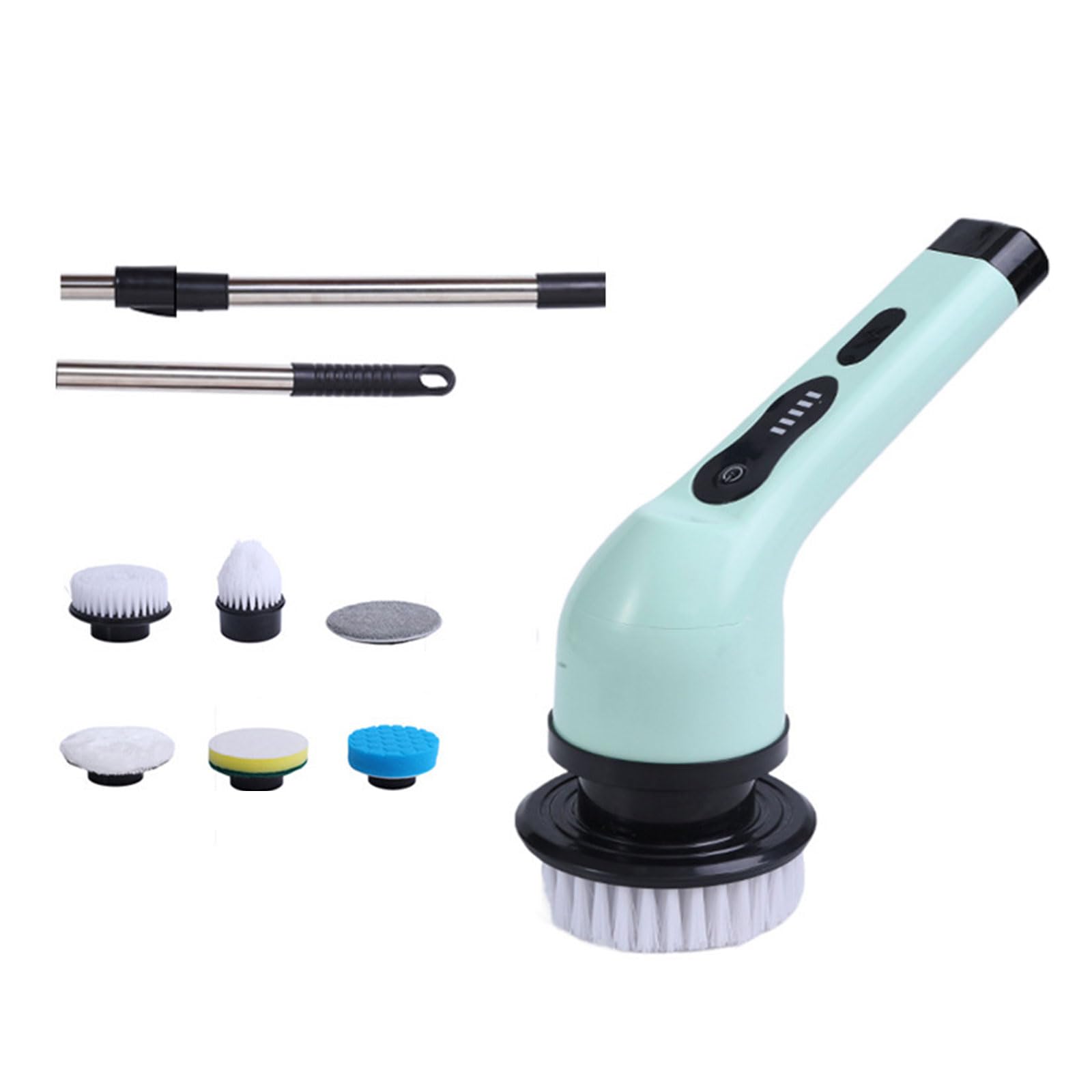 Mekalero Electric Household Cleaning Brush Power Scrubber Multifunctional Cleaning Brush for Kitchen Bathroom Kitchen Bathroom Electric